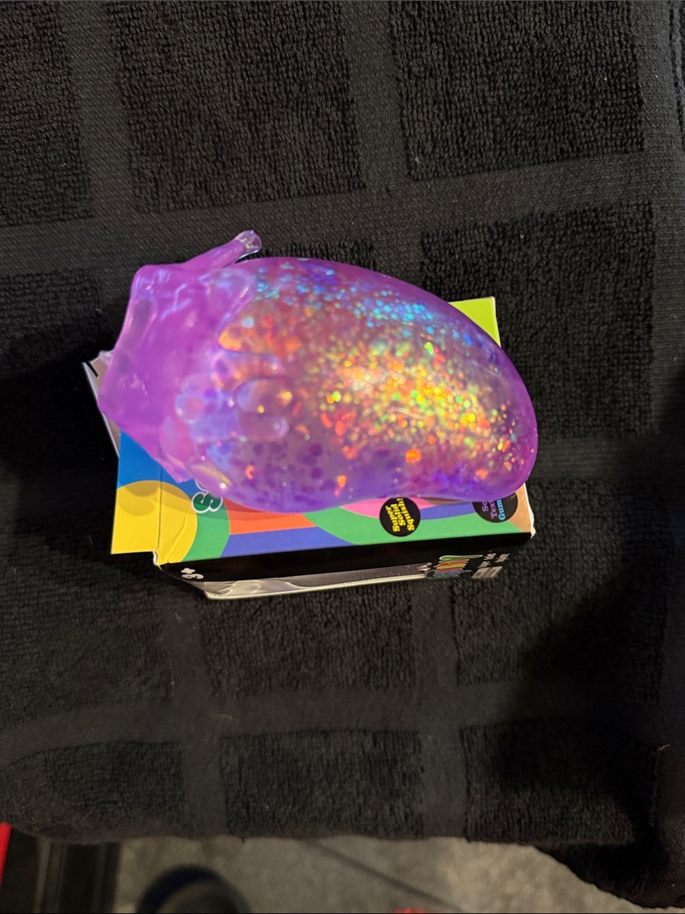 Purple Glitter Sensory squishy Dream Drop